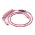 Glorious Gaming GLO-KB-ACC-CBL-COIL-PPNK kabel klawiatury/myszy Różowy 1,4 m