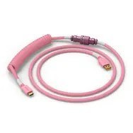 Glorious Gaming GLO-KB-ACC-CBL-COIL-PPNK kabel klawiatury/myszy Różowy 1,4 m