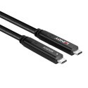 Lindy 43333 kabel USB USB 3.2 Gen 1 (3.1 Gen 1) 10 m USB C Czarny