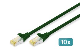 Digitus Kabel krosowy CAT 6A S/FTP, 10 sztuk