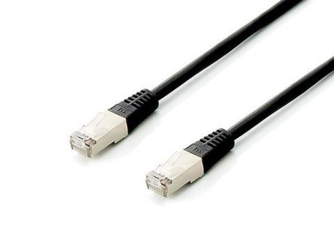 Equip 645690 kabel sieciowy Czarny 1 m Cat6a S/FTP (S-STP)