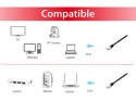 Equip 645690 kabel sieciowy Czarny 1 m Cat6a S/FTP (S-STP)