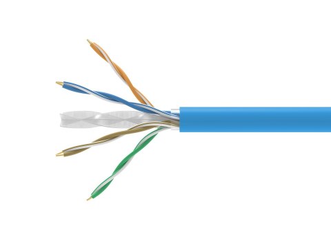 Wyposażenie Instalacyjne Kabel Cat6A DCA U/UTP 305m niebieski LSZH