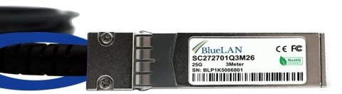 BlueOptics SFP-H25G-CU1M-BL kabel InfiniBand / światłowodowy 1 m SFP28 Czarny