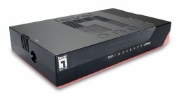 LevelOne GSW-0807 przełącznik sieciowy Nie zarządzany Gigabit Ethernet (10/100/1000) Czarny, Czerwony