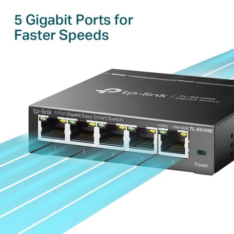 Switch TP-LINK TL-SG105E (5x 10/100/1000Mbps)
