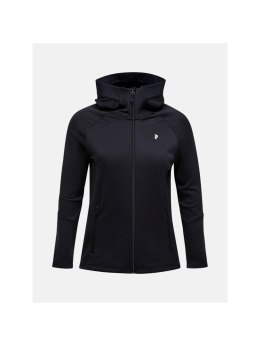 Bluza PEAK PERFORMANCE W Rider Essentials Zip Hood czarny - S