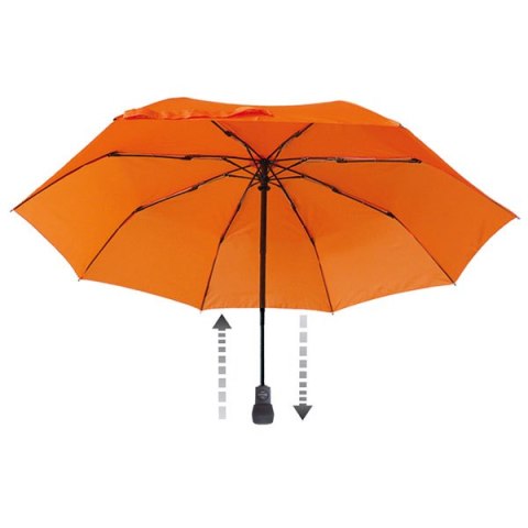 EuroSCHIRM light trek automatic Pomarańczowy Włókno szklane Poliester Kompaktowy Parasol przeciwdeszczowy