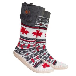 Glovii GQ4M kapeć Bambosz Unisex uni Szary, Czerwony, Biały