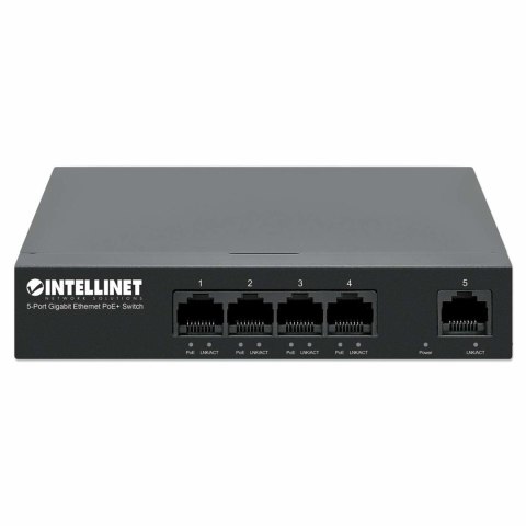 Intellinet 561792 przełącznik sieciowy Gigabit Ethernet (10/100/1000) Obsługa PoE Czarny