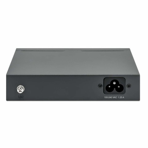 Intellinet 561792 przełącznik sieciowy Gigabit Ethernet (10/100/1000) Obsługa PoE Czarny