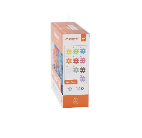Klocki konstrukcyjne Marioinex Mini Waffle, 140 elementów