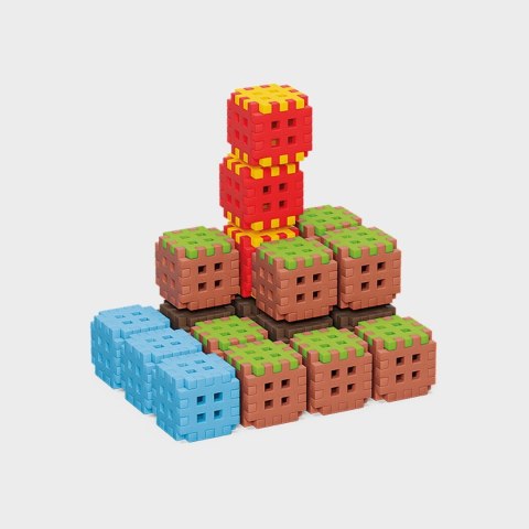 Klocki konstrukcyjne Marioinex Mini Waffle, 142 elementy