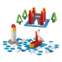 Klocki konstrukcyjne Marioinex Mini Waffle, 300 elementów