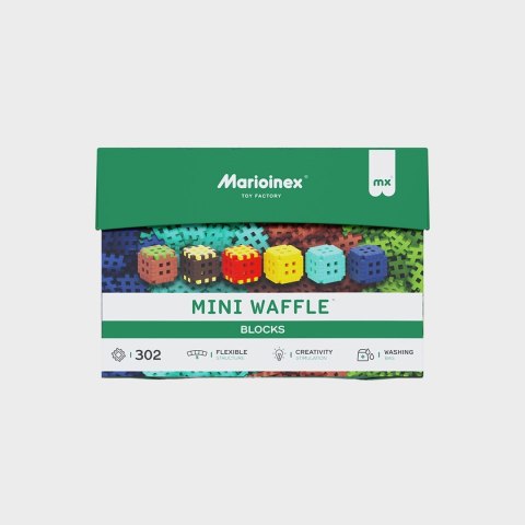 Klocki konstrukcyjne Marioinex Mini Waffle, 302 elementy