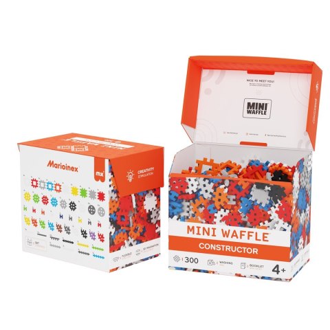 Klocki konstrukcyjne Marioinex Mini Waffle Konstruktor, 300 elementów