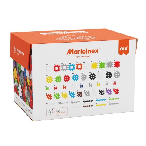 Klocki konstrukcyjne Marioinex Mini Waffle Konstruktor, 500 elementów