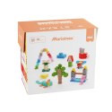 Klocki konstrukcyjne Marioinex Mini Waffle, 300 elementów pastelowe