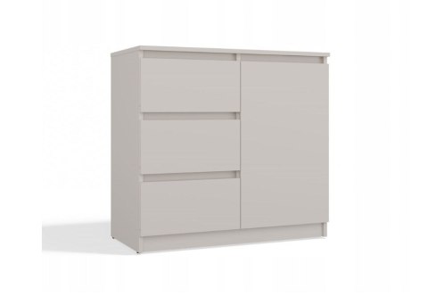 KOMODA 1 DRZWI 3 SZUFLADY KASZMIR KOMPLET