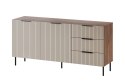 Komoda 1 ALMERA 156x42x75 orzech/kaszmir