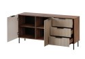 Komoda 1 ALMERA 156x42x75 orzech/kaszmir