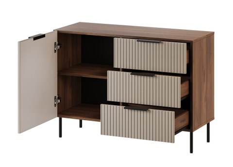 Komoda 2 ALMERA 104x42x75 orzech/kaszmir