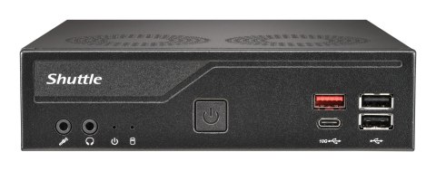 Shuttle Slim PC DH810 Wielkość PC 1.35L Czarny LGA 1851 (Socket V1)