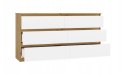 M6 MALWA KOMODA 140 CM 6 SZUFLAD ART/BIEL KOMPLET