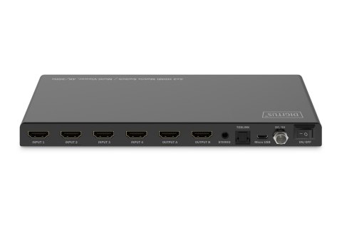 Digitus Przełącznik matrycowy HDMI 4x2 / Multi Viewer, 4K / 30 Hz