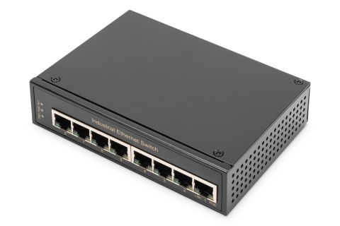 Przemysłowy 8-portowy przełącznik Gigabit