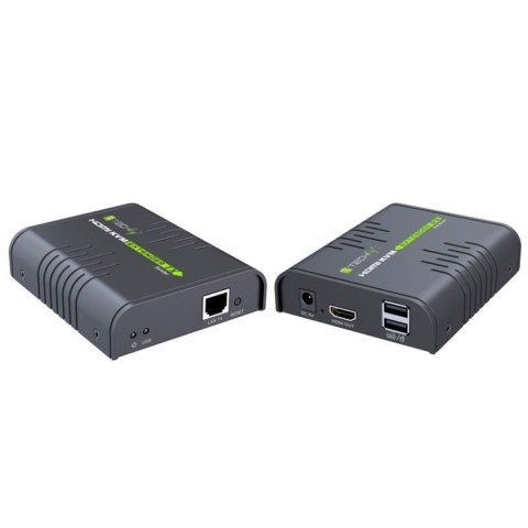 Techly IDATA HDMI-KVM2 przedłużacz KVM Nadajnik i odbiornik