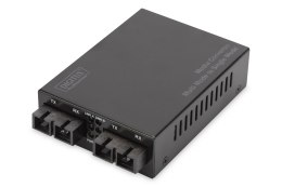 Digitus Konwerter medialny SC/SC Fast Ethernet wielomodowy/ jednomodowy