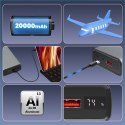 Extralink Powerbank EPB-126 20000mAh Srebrny Power bank, 45W PD, USB-C