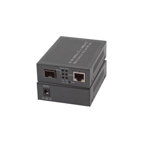 EFB Elektronik EL029 konwerter sieciowy 1000 Mbit/s Multifunkcyjny, Pojedynczy Czarny