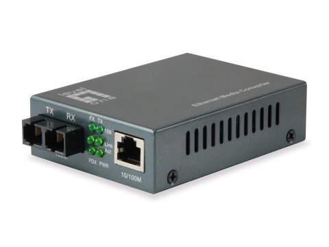 LevelOne FVT-1102 konwerter sieciowy 100 Mbit/s 1310 nm Pojedynczy Czarny