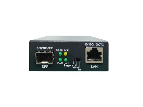 LevelOne GB Konwerter RJ45->SFP 1Gbps PoE PSE 90W