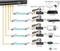 LevelOne GVT-1001 konwerter sieciowy 1000 Mbit/s Żółty