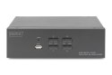 Przełącznik KVM, 4 portowy, 4K 60Hz, 8xDP IN, 2xDP OUT, 2xUSB A, 2x Audio IN&OUT