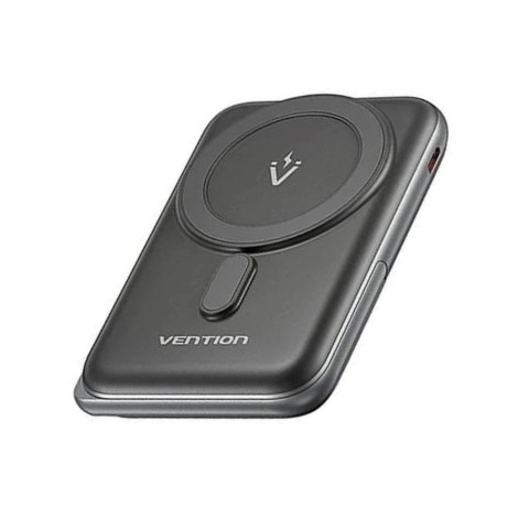 Bezprzewodowy magnetyczny powerbank Vention 20W PD 10000 mAh czarny