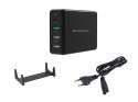Conceptronic OZUL01B ładowarka do urządzeń przenośnych Uniwersalne Czarny Prąd przemienny Szybkie ładowanie Wewnętrzna