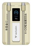 Verbatim 32274 bank mocy Litowo-polimerowy (LiPo) 10000 mAh Bezprzewodowe ładowanie Złoto