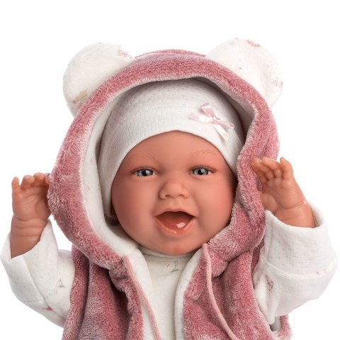 Lalka Llorens LL-74070 bobas, śmiejący się, Mimi 42cm