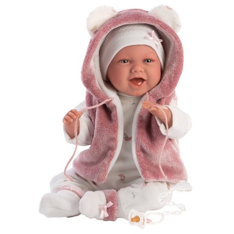 Lalka Llorens LL-74070 bobas, śmiejący się, Mimi 42cm
