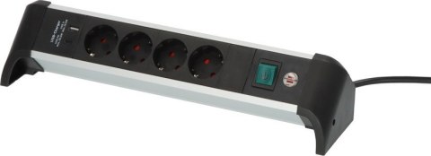 Listwa zasilająca Brennenstuhl Steckdosenleiste ALU-Office-Line 4gn. 1,8m USB
