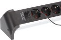 Listwa zasilająca Brennenstuhl Steckdosenleiste ALU-Office-Line 4gn. 1,8m USB