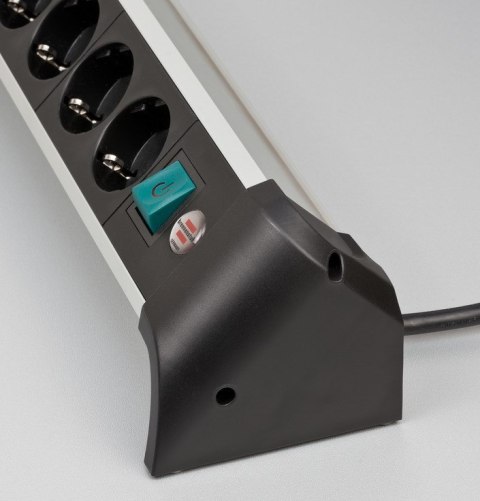 Listwa zasilająca Brennenstuhl Steckdosenleiste ALU-Office-Line 4gn. 1,8m USB