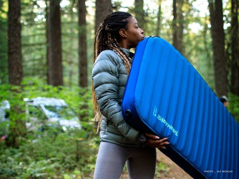 Mata samopompująca Therm a Rest MondoKing 3D XXL - marine blue Unisex