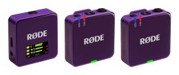 RODE Wireless GO III (fioletowy) - System mikrofonów bezprzewodowych