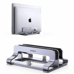 Ugreen Stojak pionowy na 2 urządzenia Ugreen LP258 aluminiowy na laptop tablet - srebrny