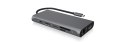 ICY BOX IB-DK4050-CPD Przewodowa USB 3.2 Gen 1 (3.1 Gen 1) Type-C Antracyt